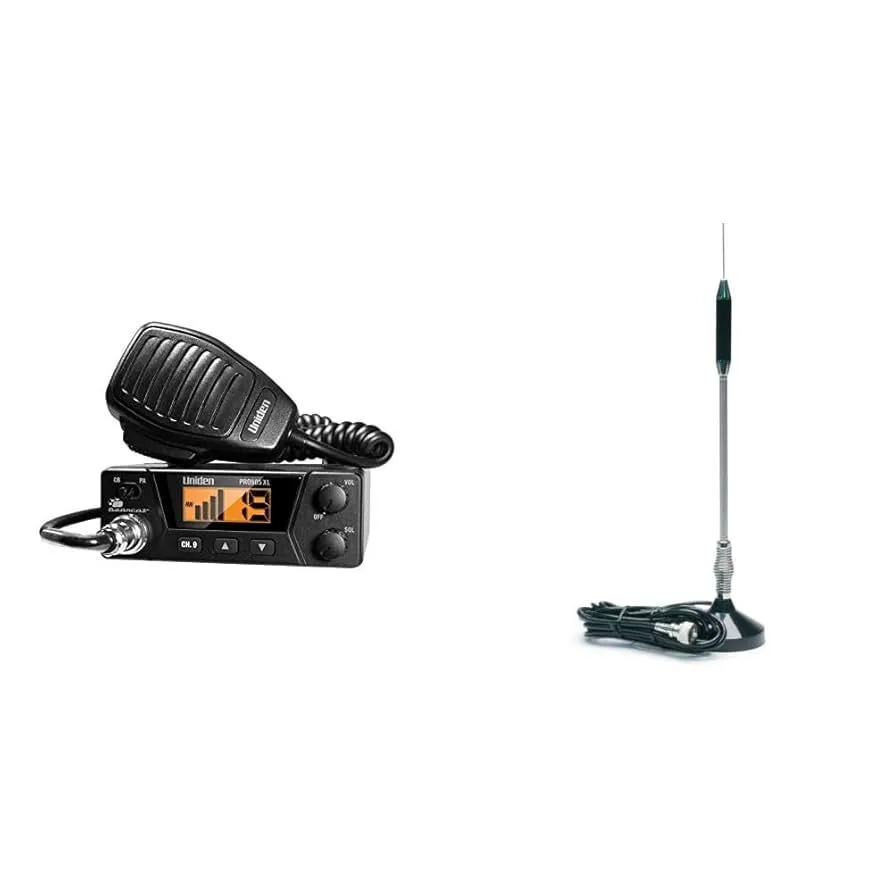 UNIDEN PRO505XL CB Radio with PA Instant Cannel 9 & Squelch