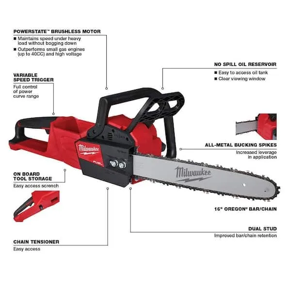 Milwaukee 16" chainsaw