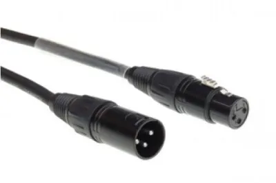 DMX kabel 3-pins 15m