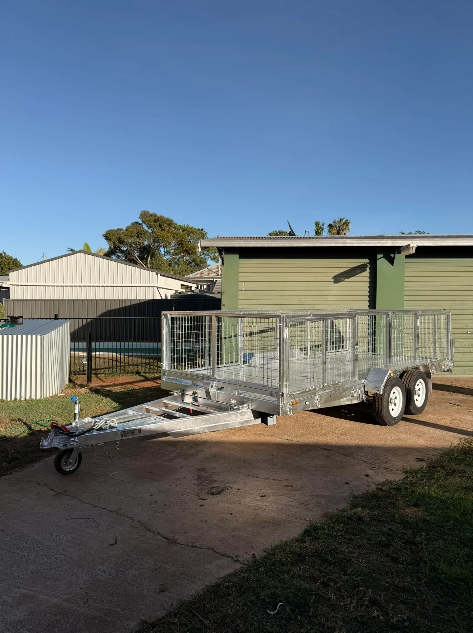 16 x 6.6 Car Trailer (Without Cage)