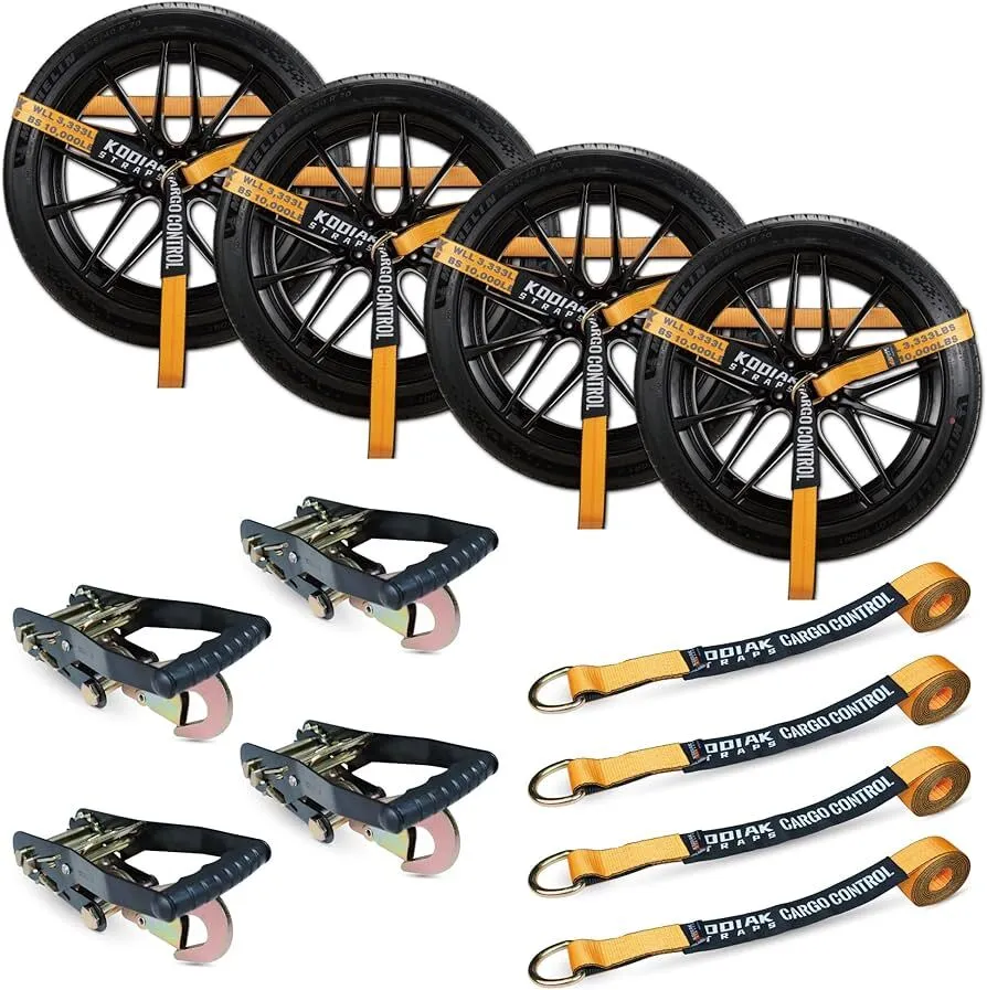 4 x Car Tyre straps
