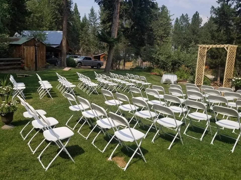White Folding Chair