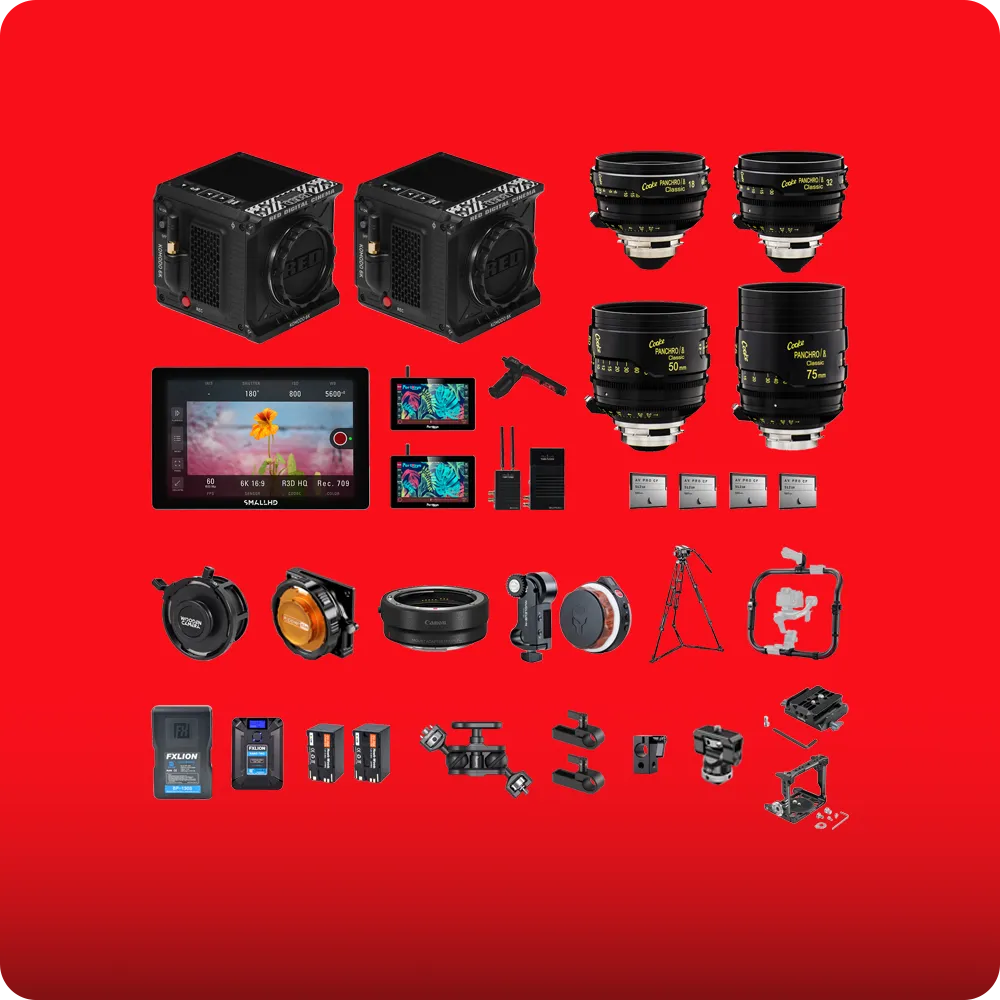 MASTER RED KOMODO 6K Bundle (2 Cameras) PAPAYA