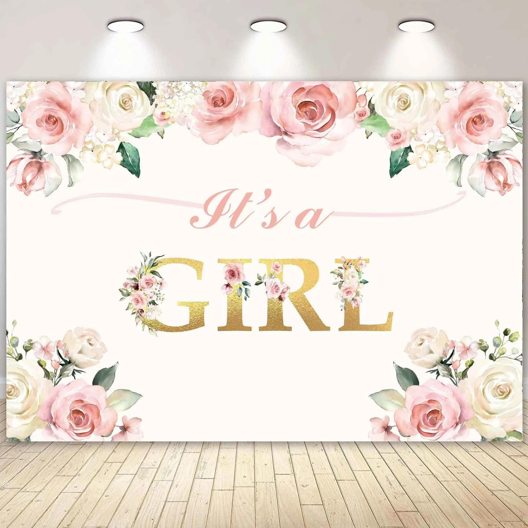 It's a Girl Backdrop