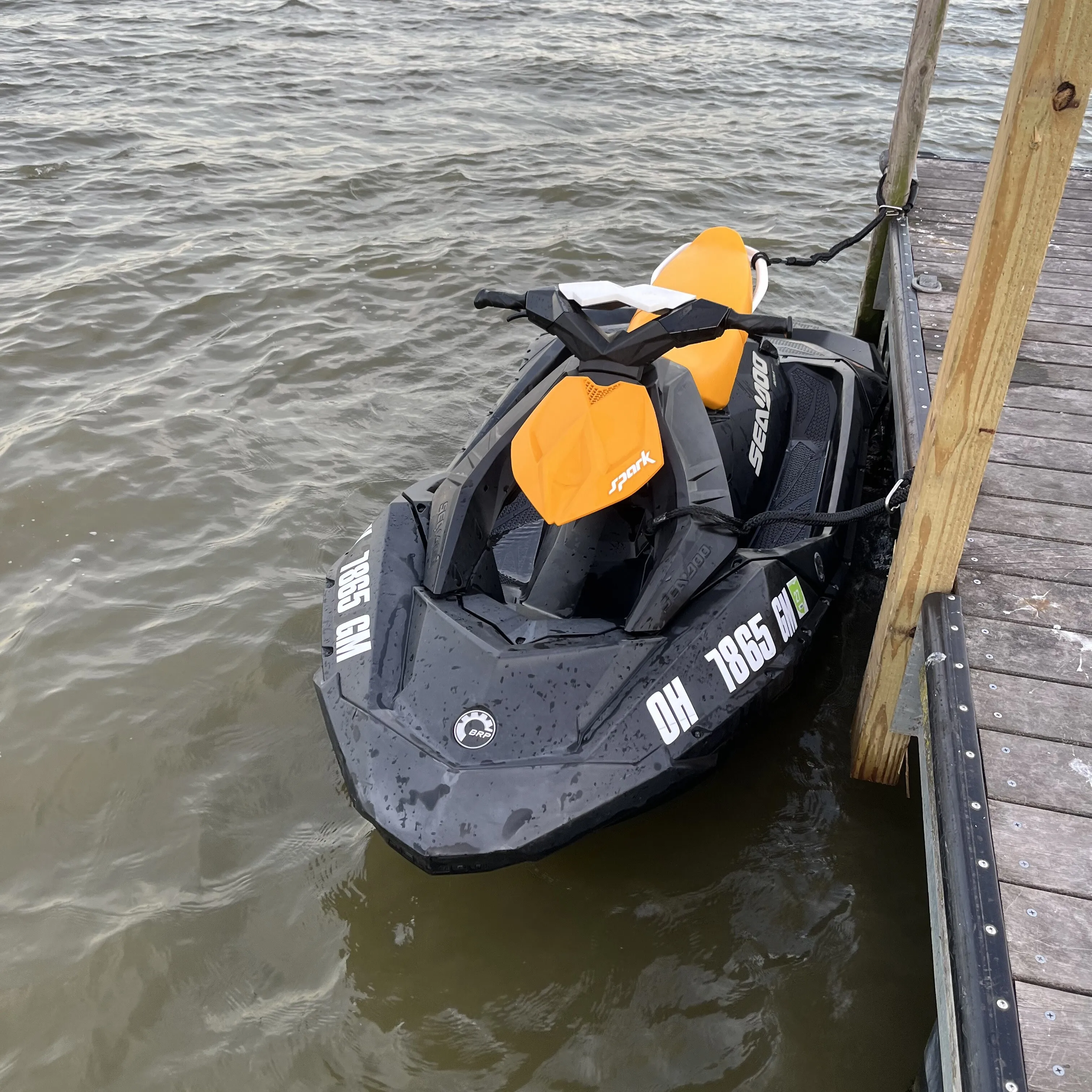 Sea Doo Spark 1 Person Orange Toledo Ohio Jet Ski Rentals