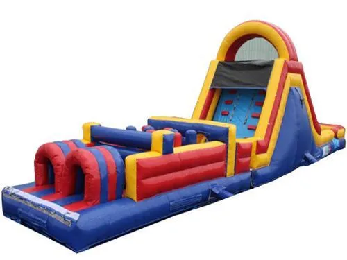 45' Obstacle Course w/ Waterslide