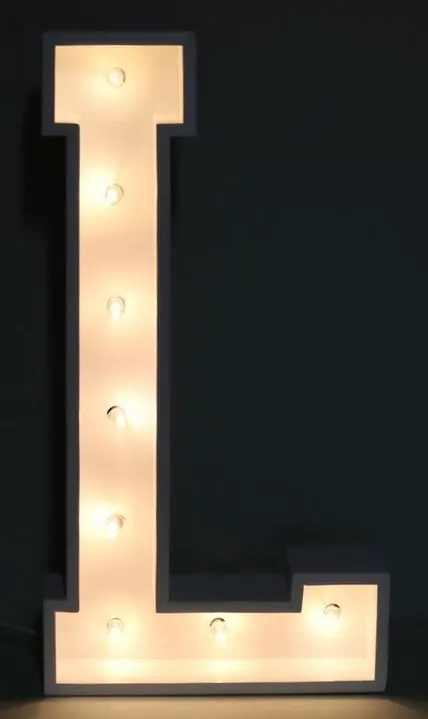 "L" Marquee Letter