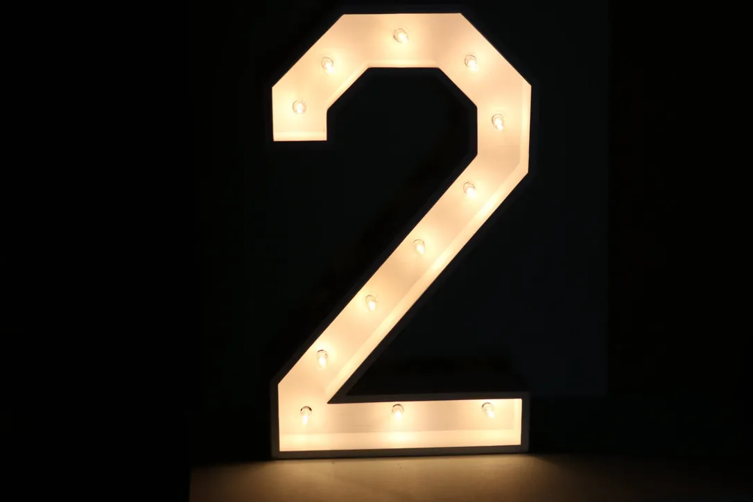"2" Marquee 