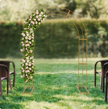 Gold Wedding Arch