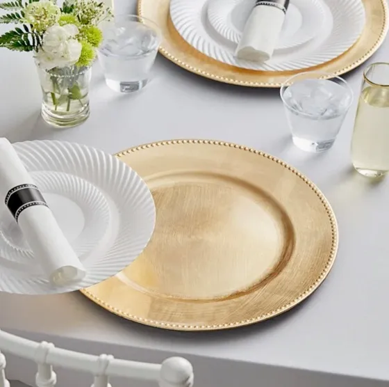 Gold Charger Plate