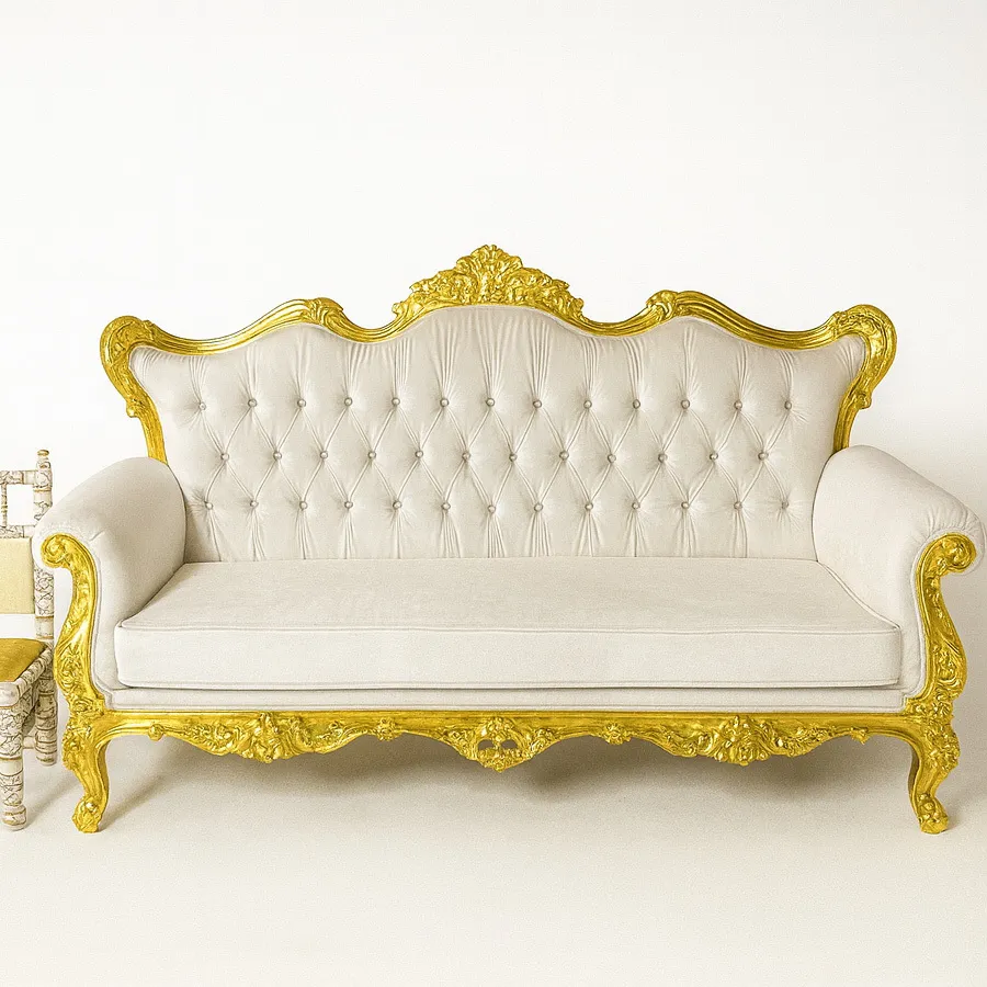 Velour Lounge Couch