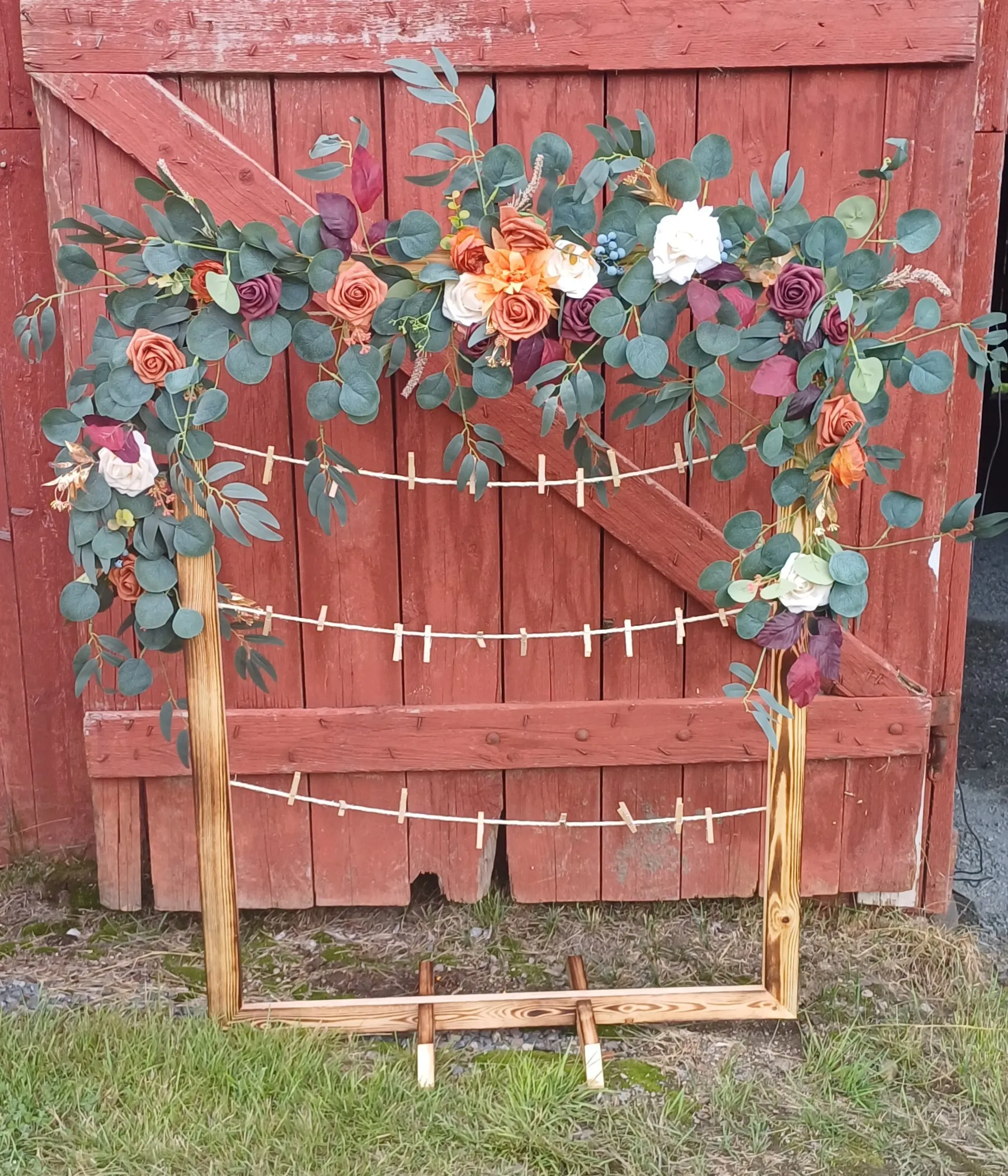 Puinen teline