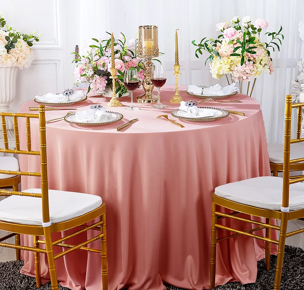Wrinkle Free Linen - Rose
