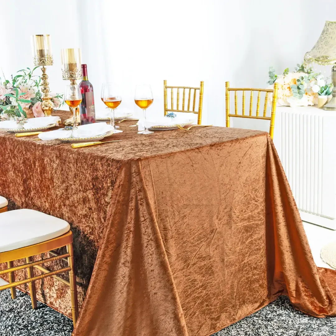 Crushed Velvet Terracotta 