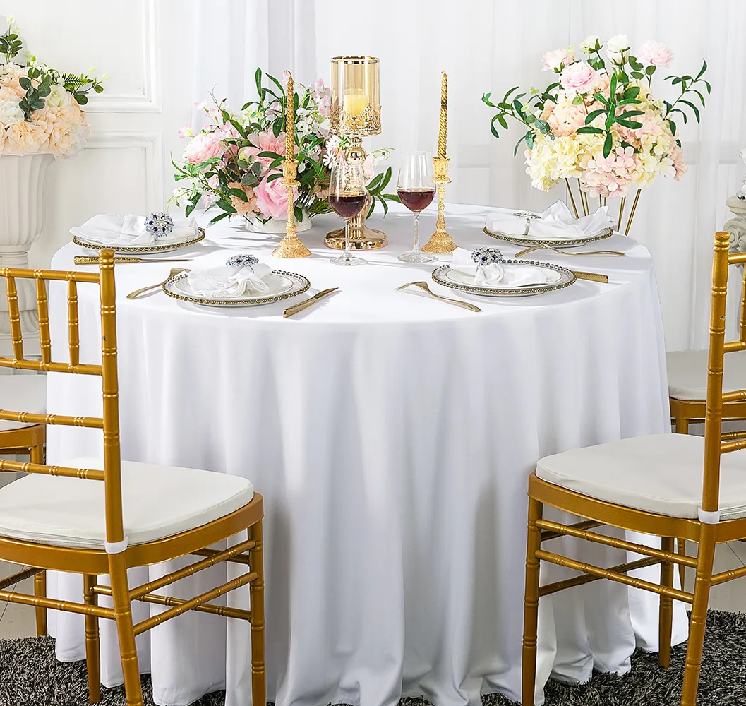 Wrinkle Free Linen - White 