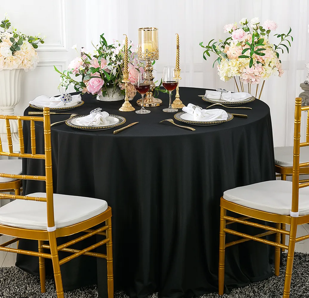 Wrinkle Free Linen - Black