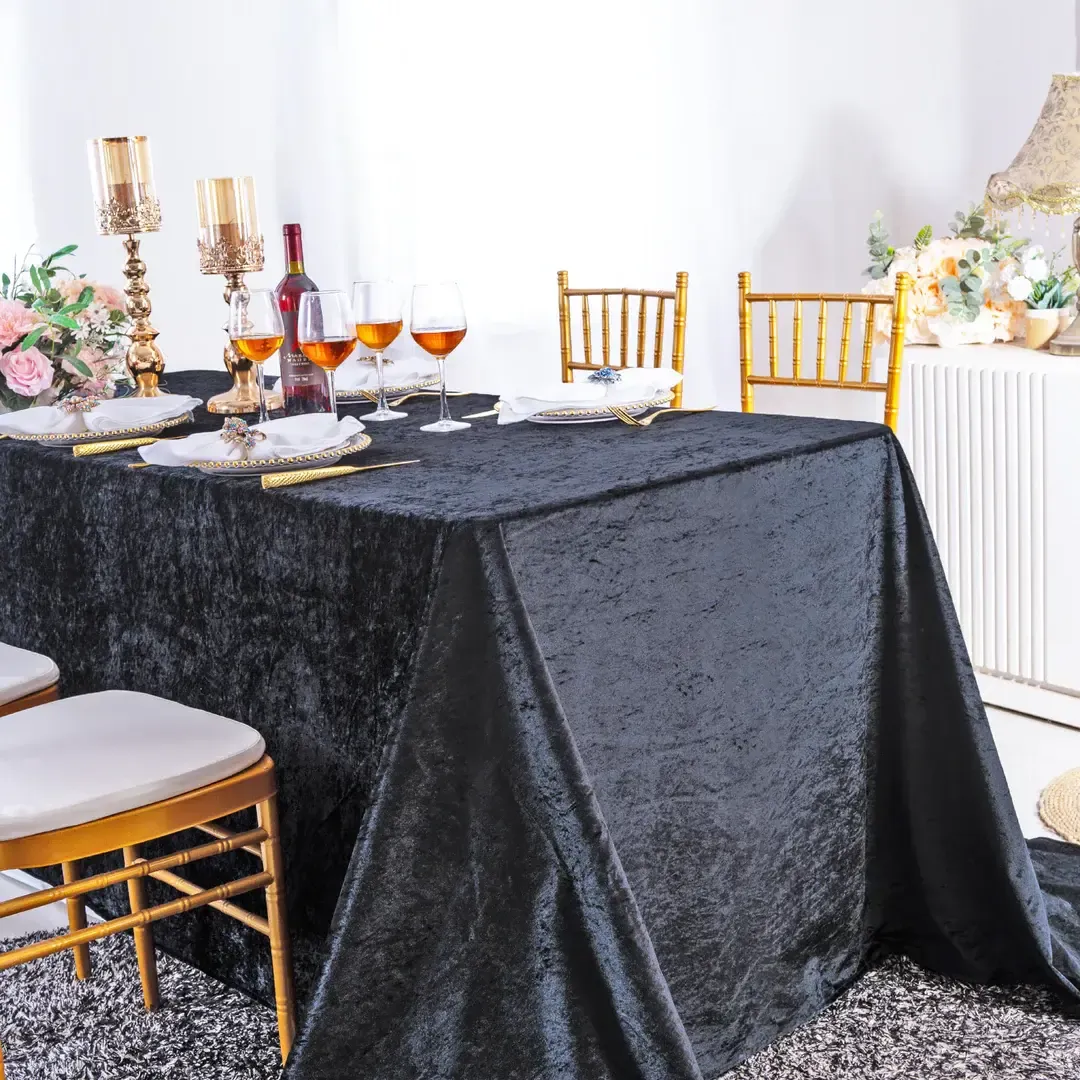 Crushed Velvet Black 