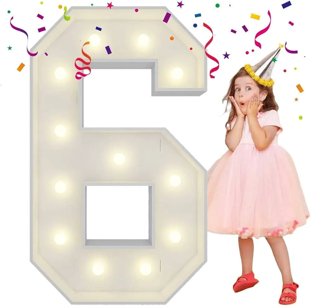 Marquee Numbers and Letters