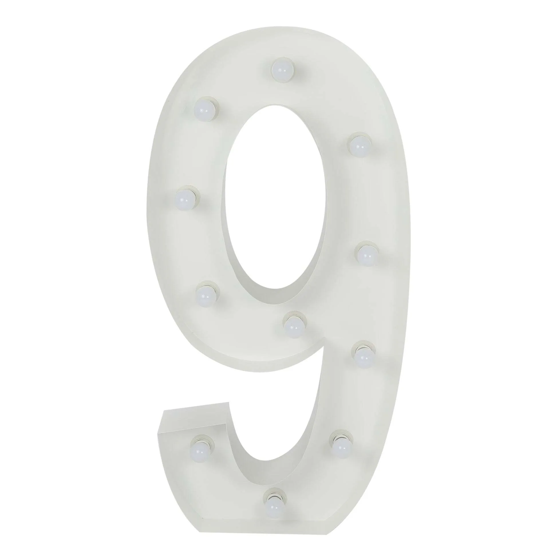 “9” Marquee Number (4ft)