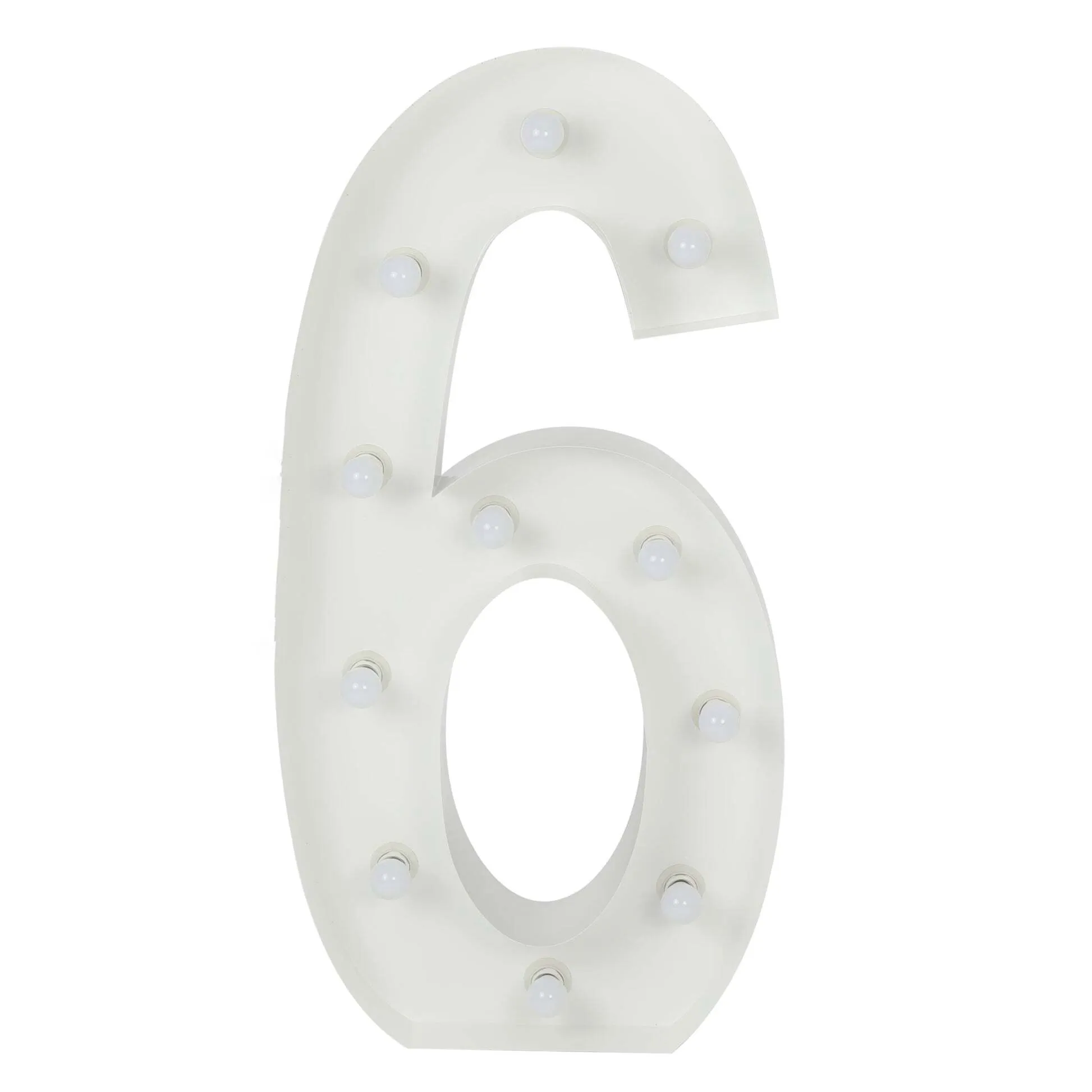  "6" Marquee Number (4ft)
