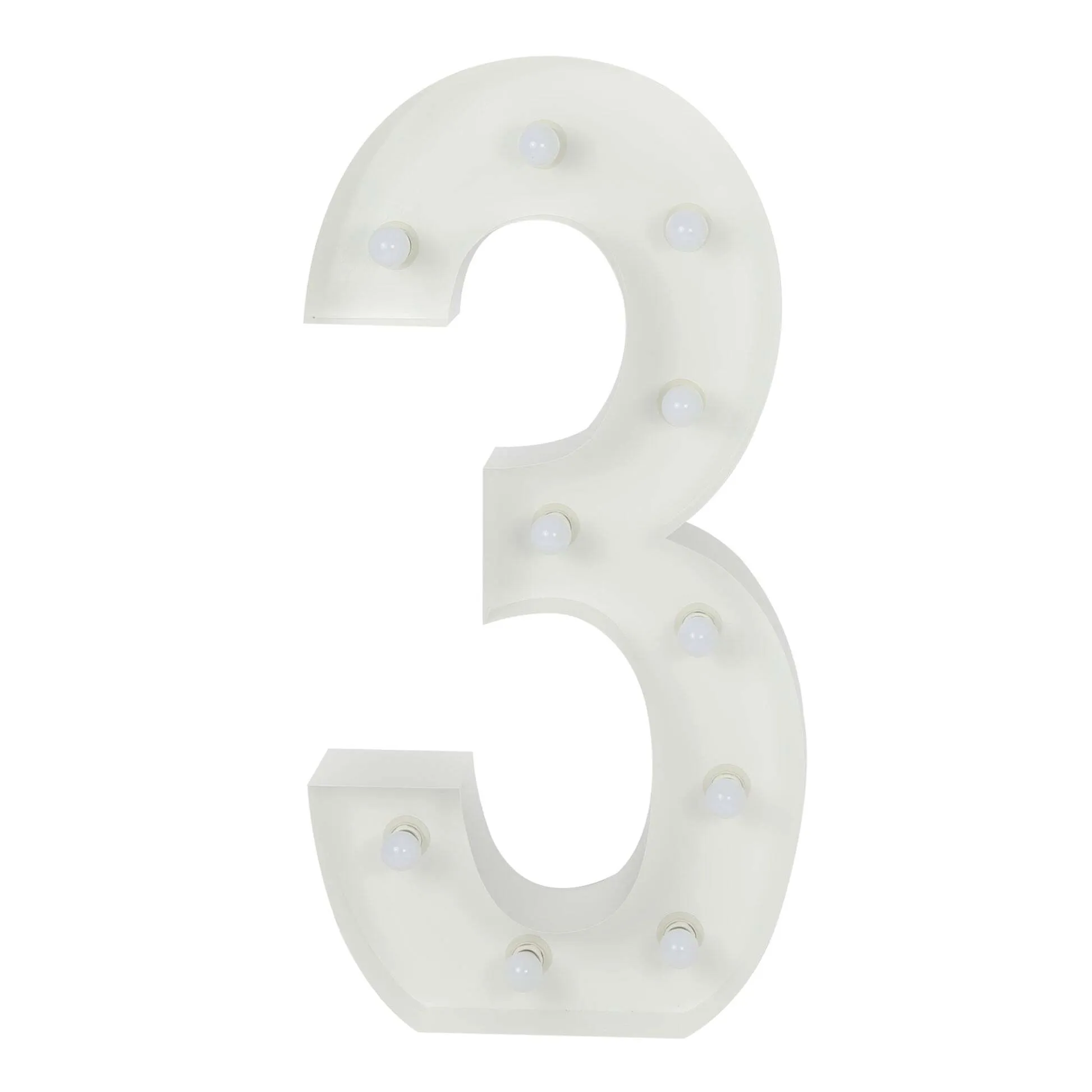 "3" Marquee Number (4ft)
