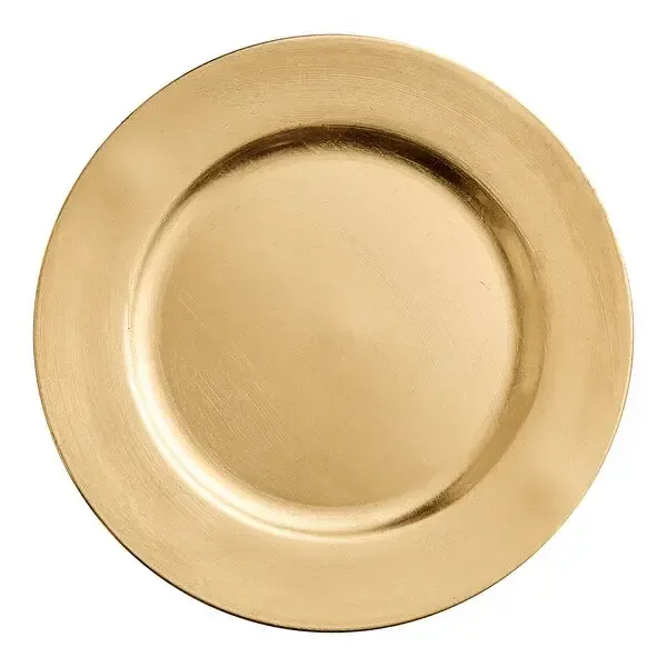 Gold Charger Plate 13" Plastic