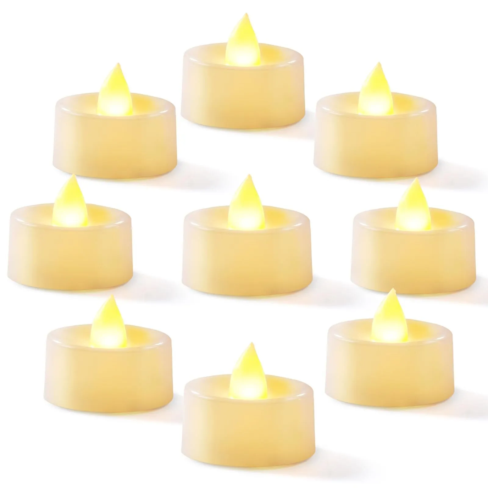 Plastic Battery Operated Water Proof Tea lights Bulk