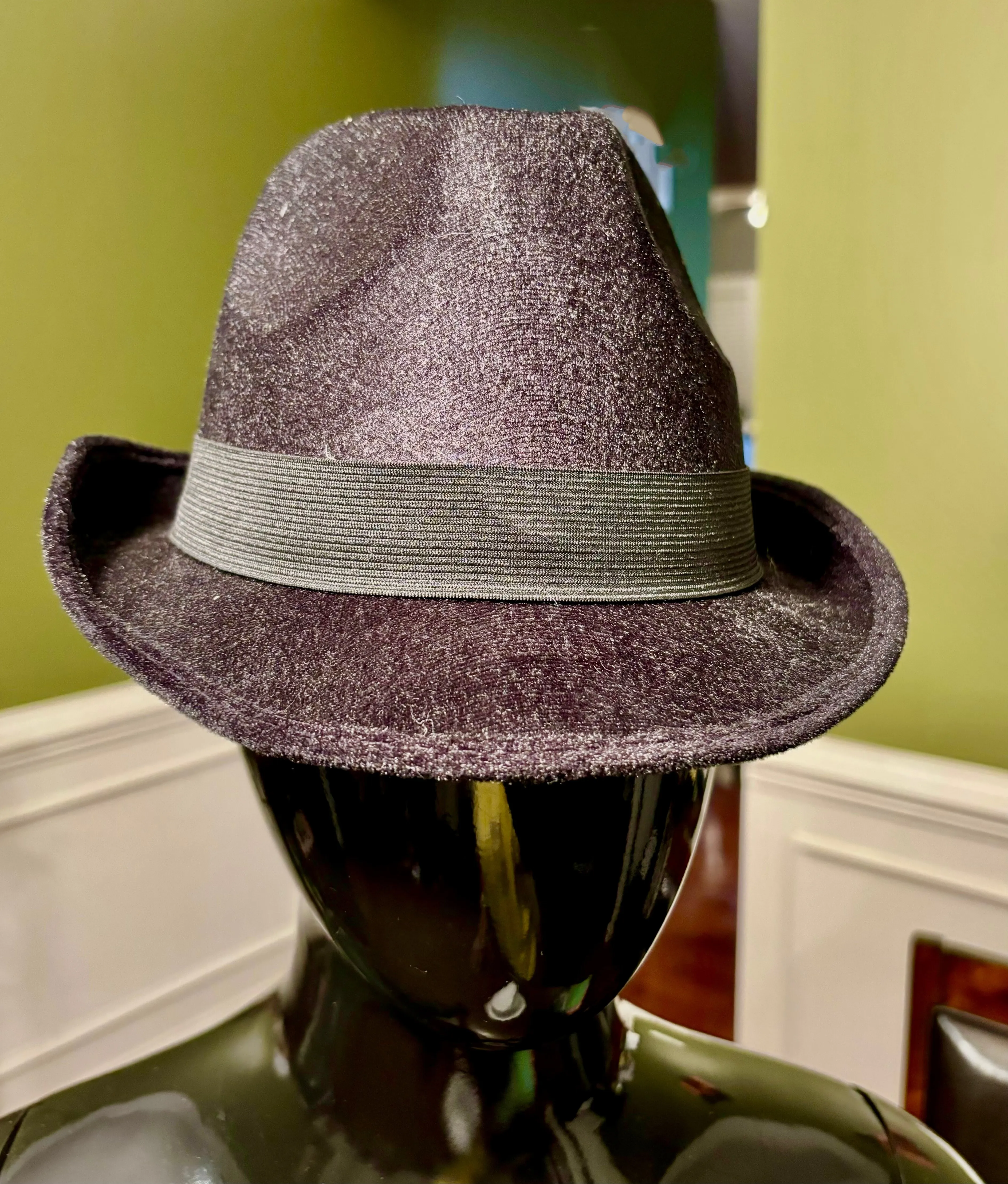 Black Party Hat for Photo Prop