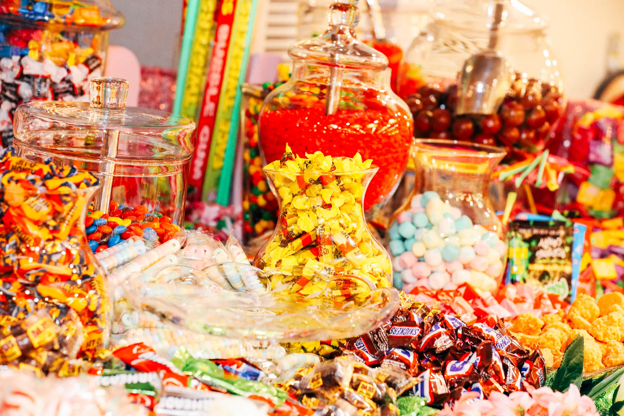 Elegant Candy Jars for Candy Table Set of 3