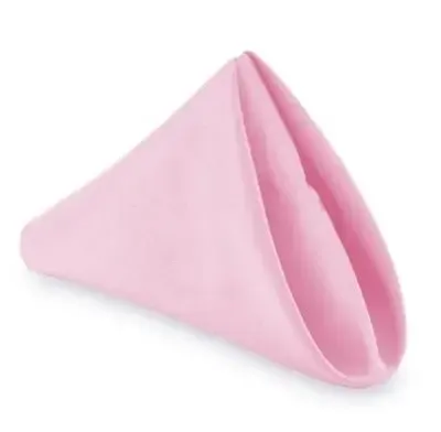 (10 Pack) Pink Tablecloth Napkins 