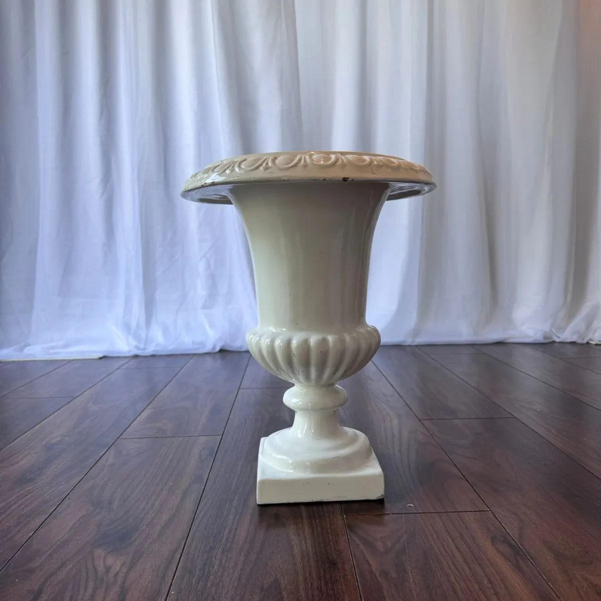 Gloss White Urn Vase