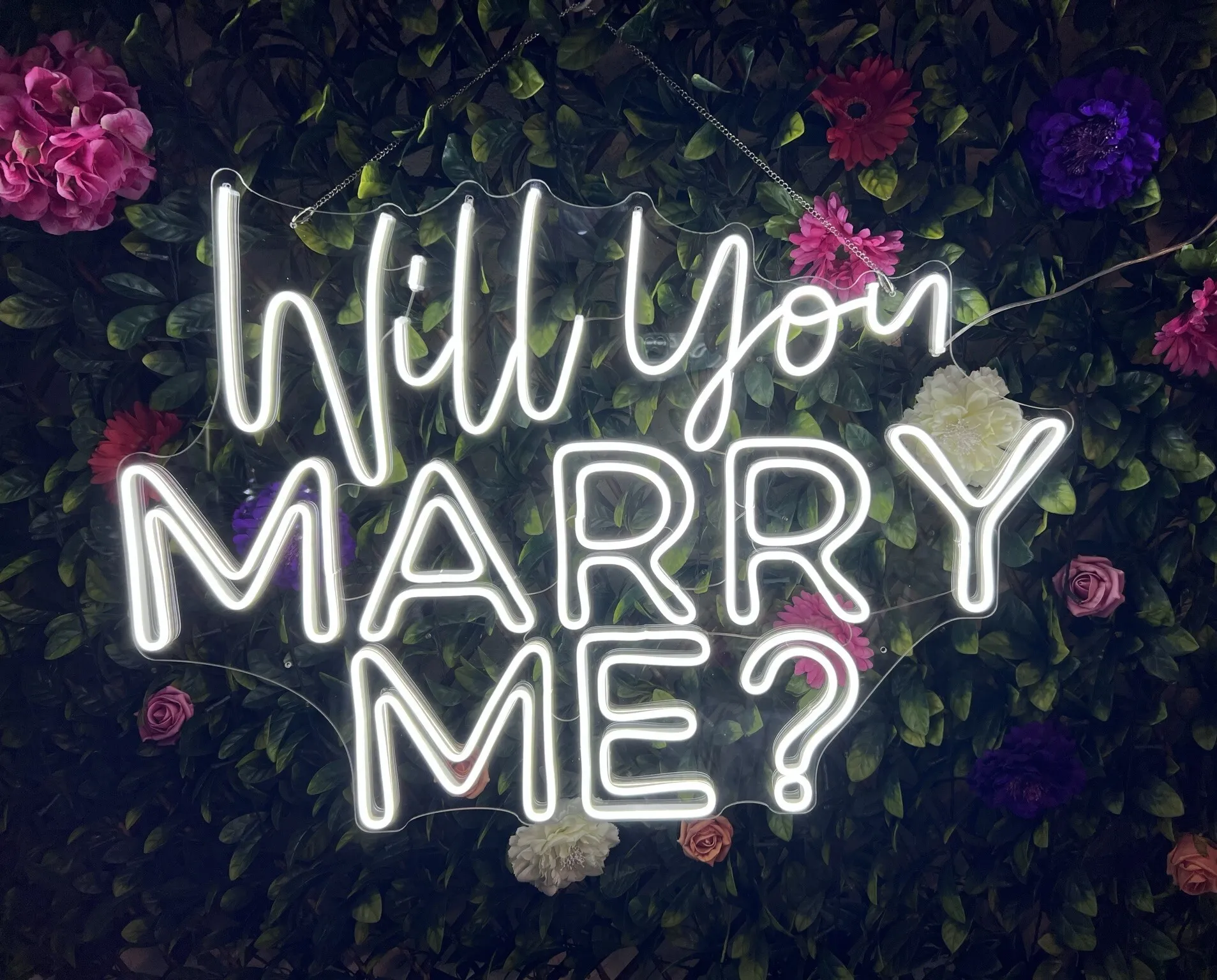 Will you MARRY ME - Neon Sign Light