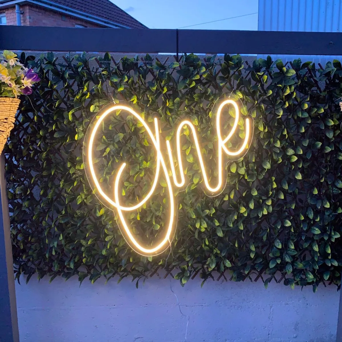 One - Neon  Sign