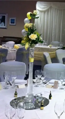 70cm Tall Narrow Lily Vase Hire