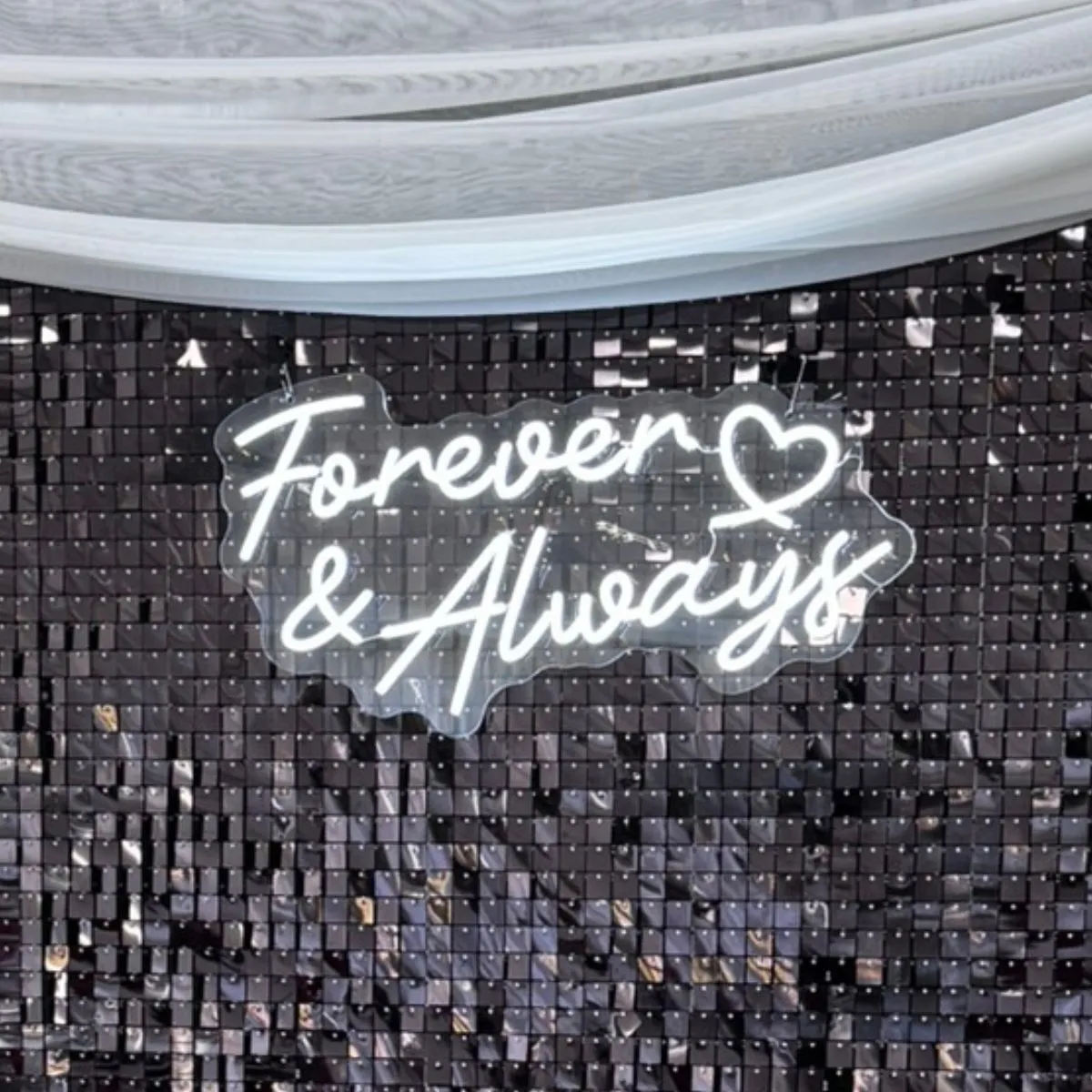 Forever & Always Neon Sign Light