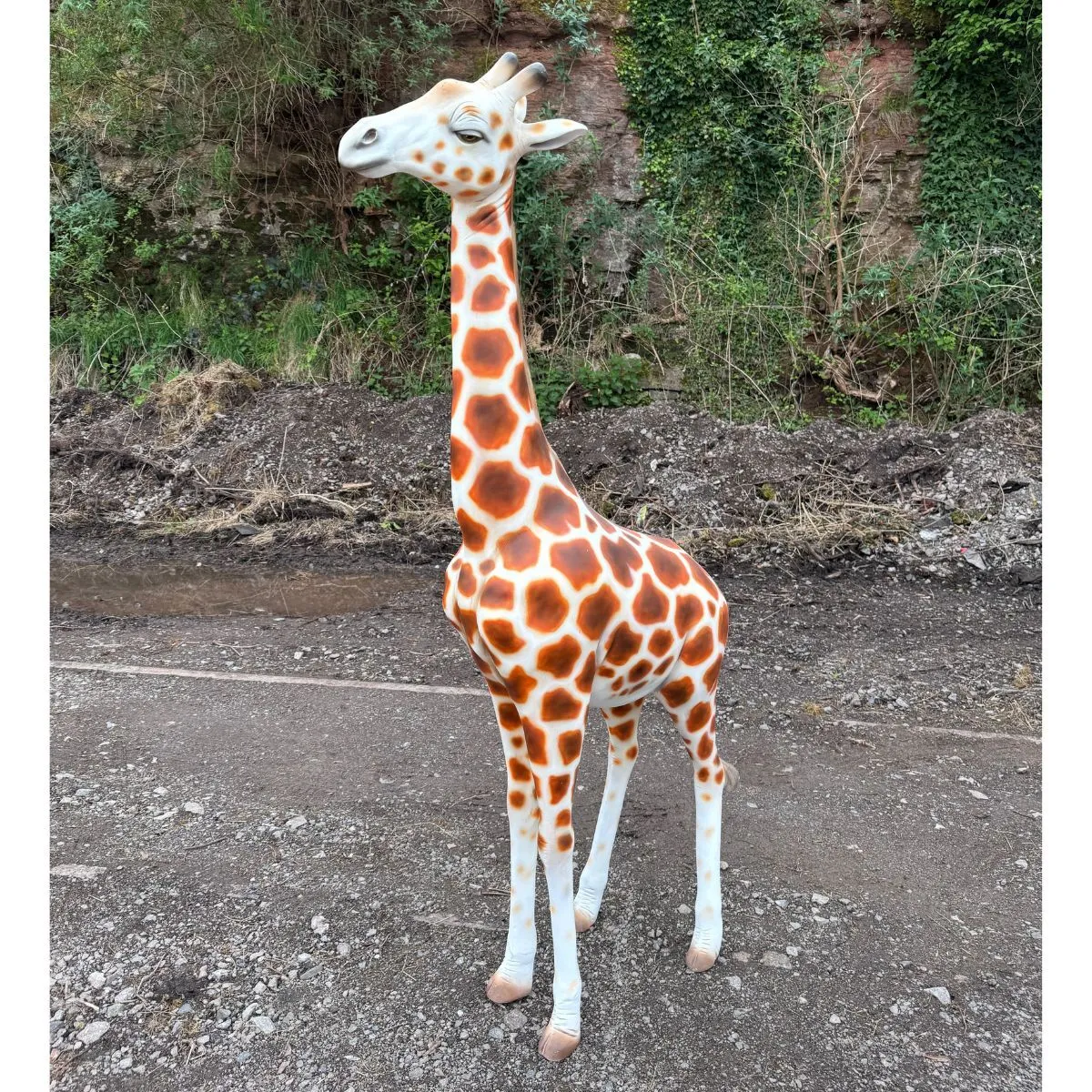 Standing Jungle Giraffe Statue For Hire