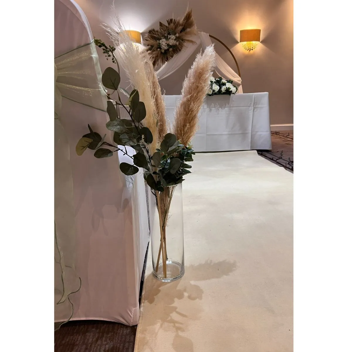 Rustic Vase Display For Hire