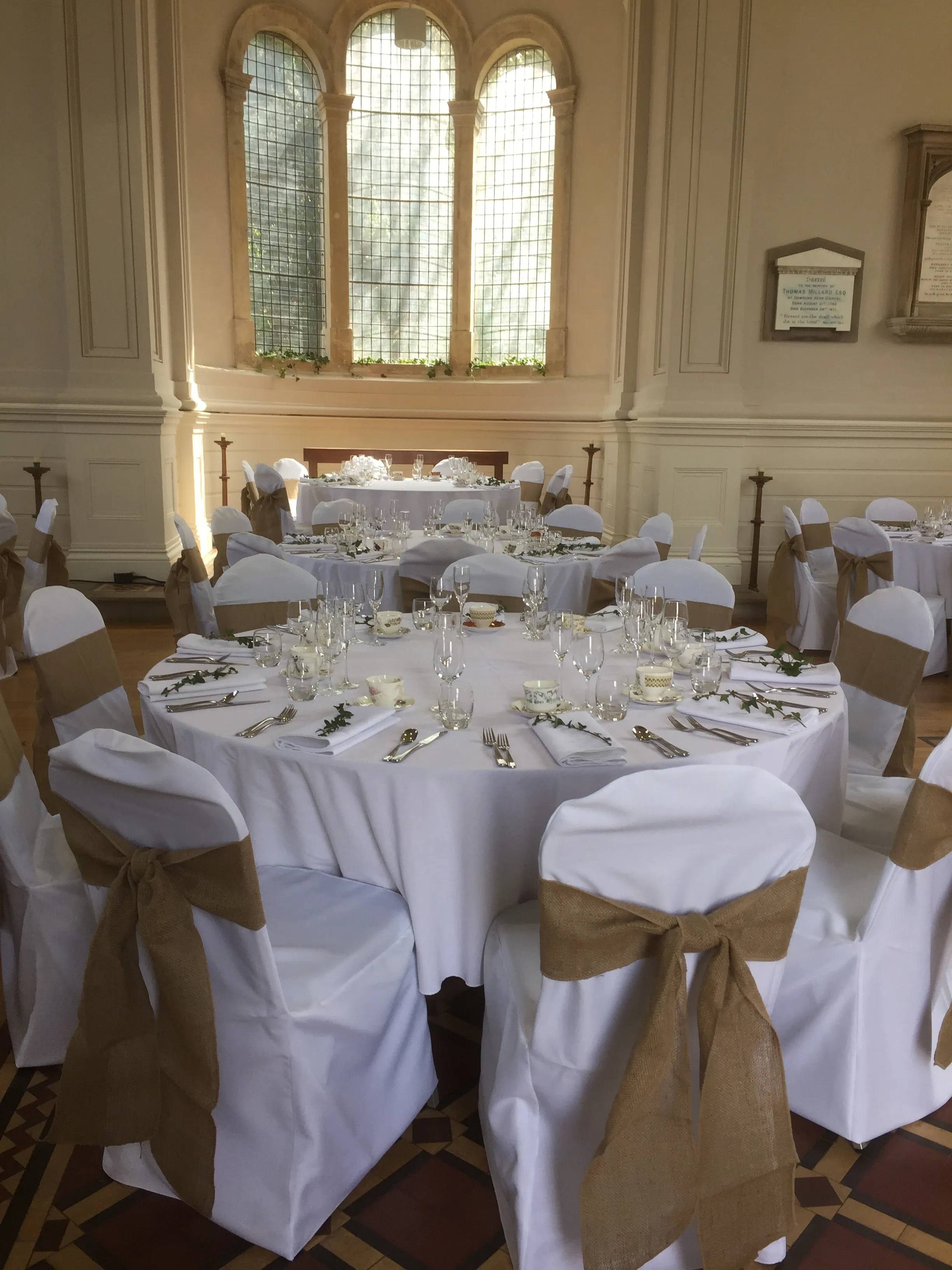 Hessian Chair Sash Hire