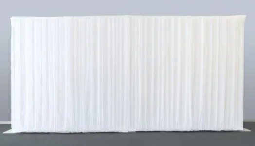 6m x 3m White Wall Backdrop Drape