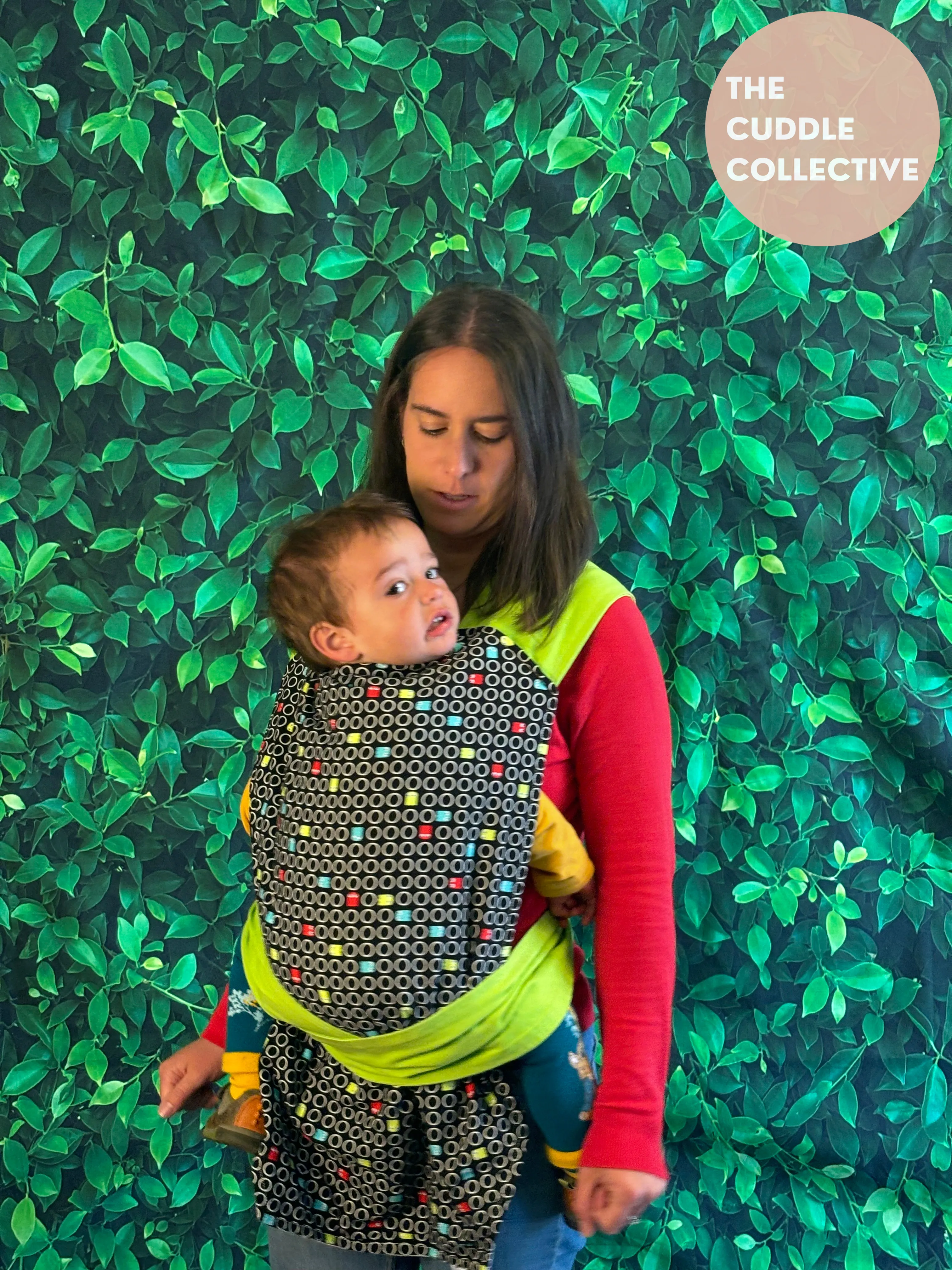 Rock Solid Slings Reversible Podaegi - Pacman/bicycle print