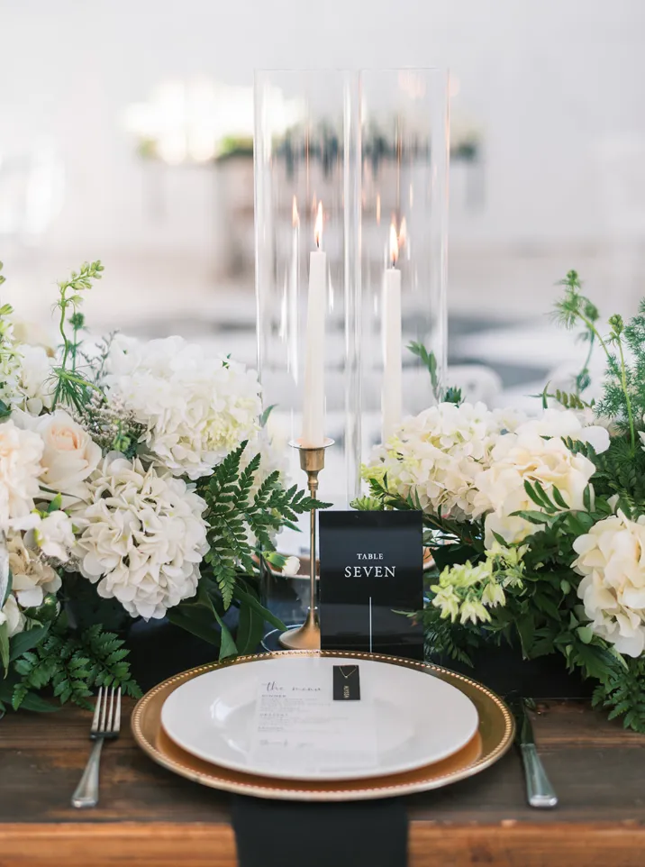 Black & White Table Numbers