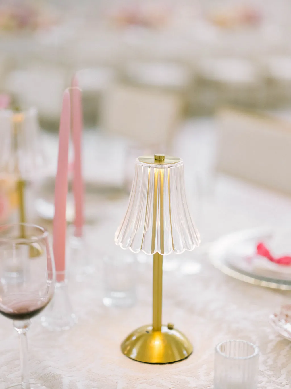 Scalloped Table Lamps
