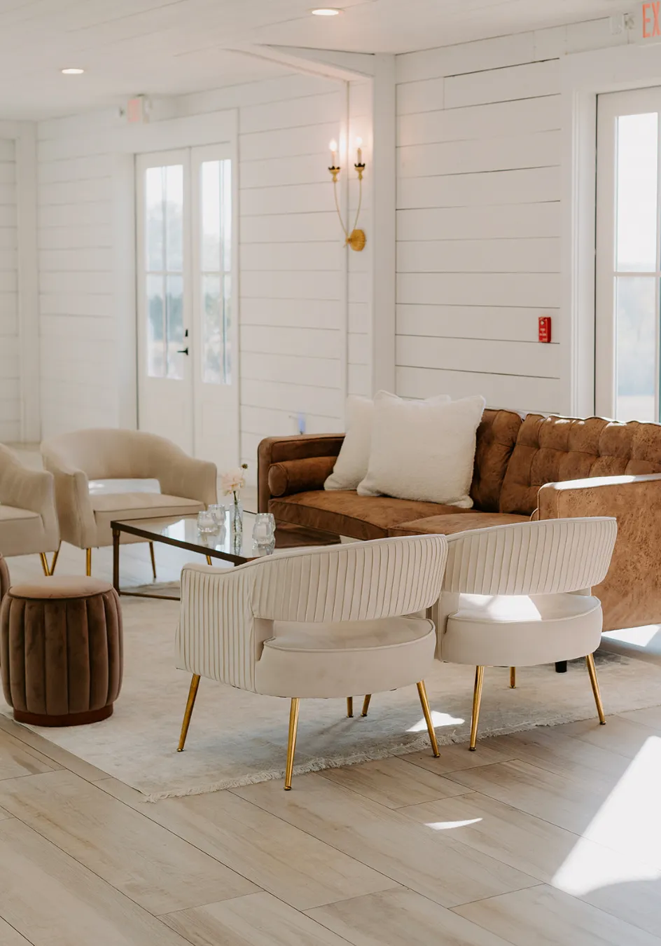 Leather Loveseat