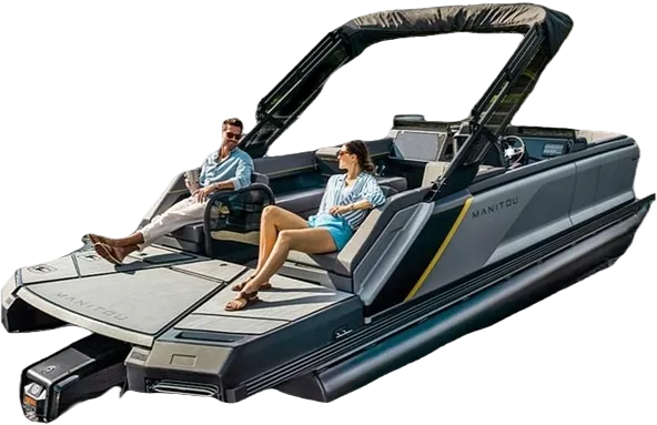 Tritoon Manitou 150hp X-Premium Package with MAX Deck, Seats 11 
