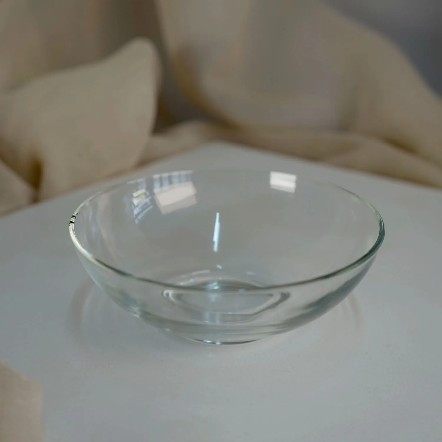 Small Plain Glass Bowls