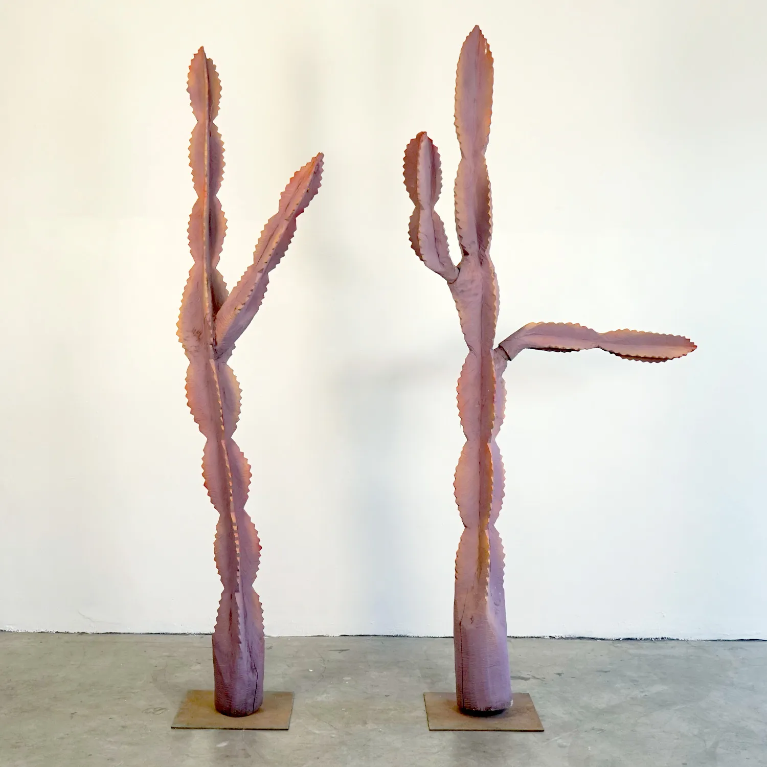 Pink Wooden Cactus