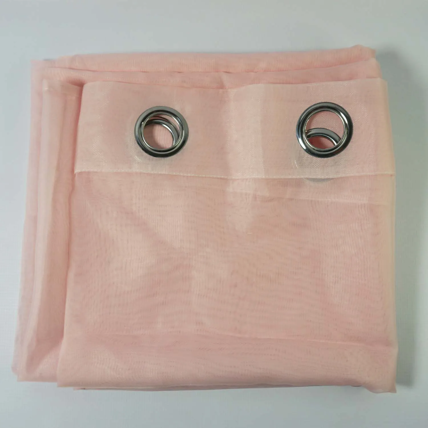 Pink Voile Curtains 