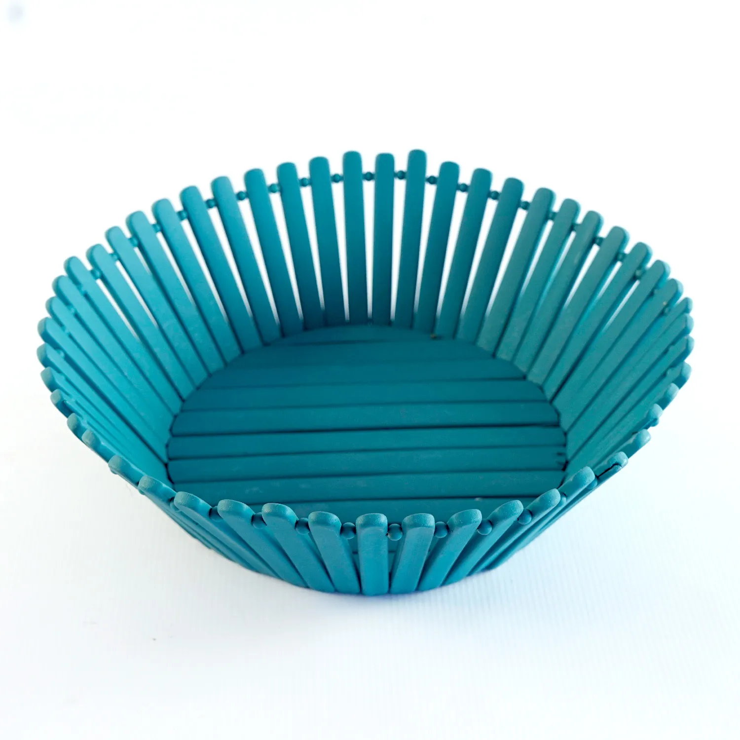 Turqoise Stick Salad Bowl