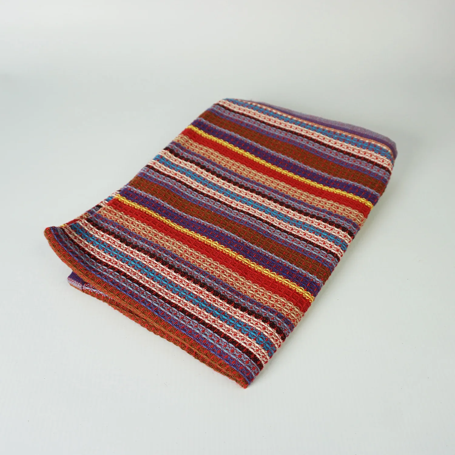 Red Multi Colour Stripe Dish Cloth