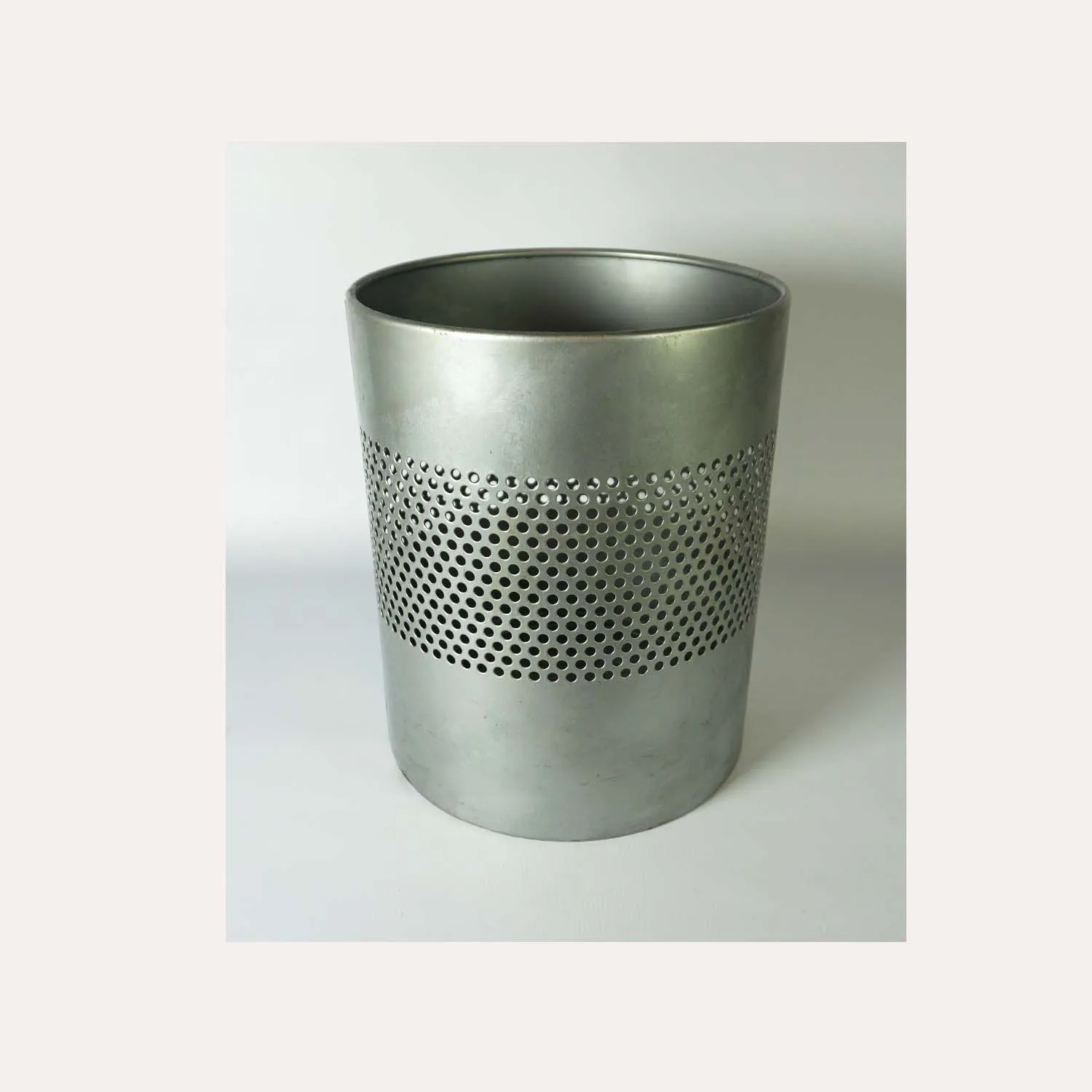 Silver Office Bin 